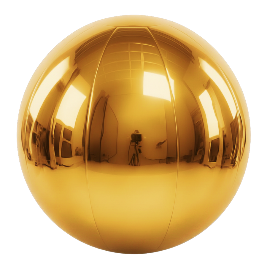 Big Shiny Ball — Gold - 26