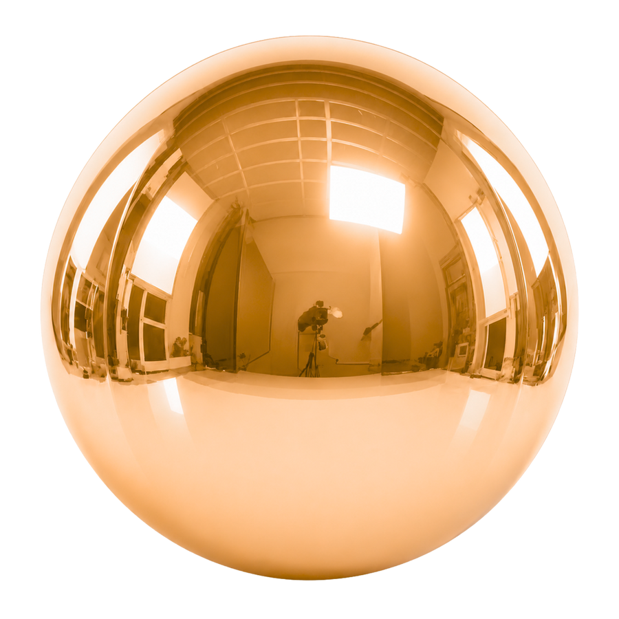 Big Shiny Ball® Pastels — Pastel Orange (Amber) 48