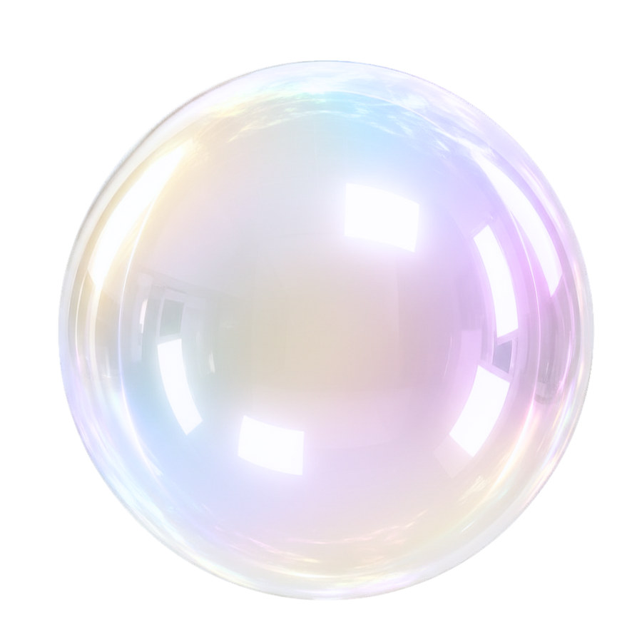 Big Shiny Ball — Bubble - Iridescent - 55