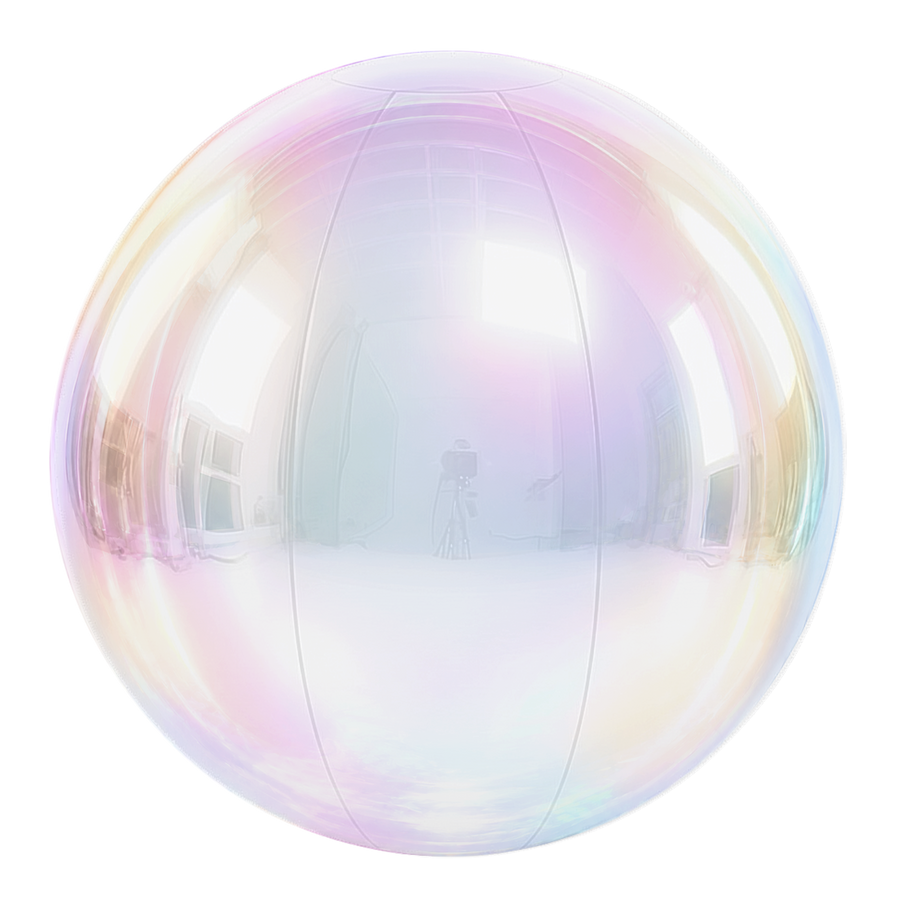 Big Shiny Ball — Bubble - Iridescent - 55
