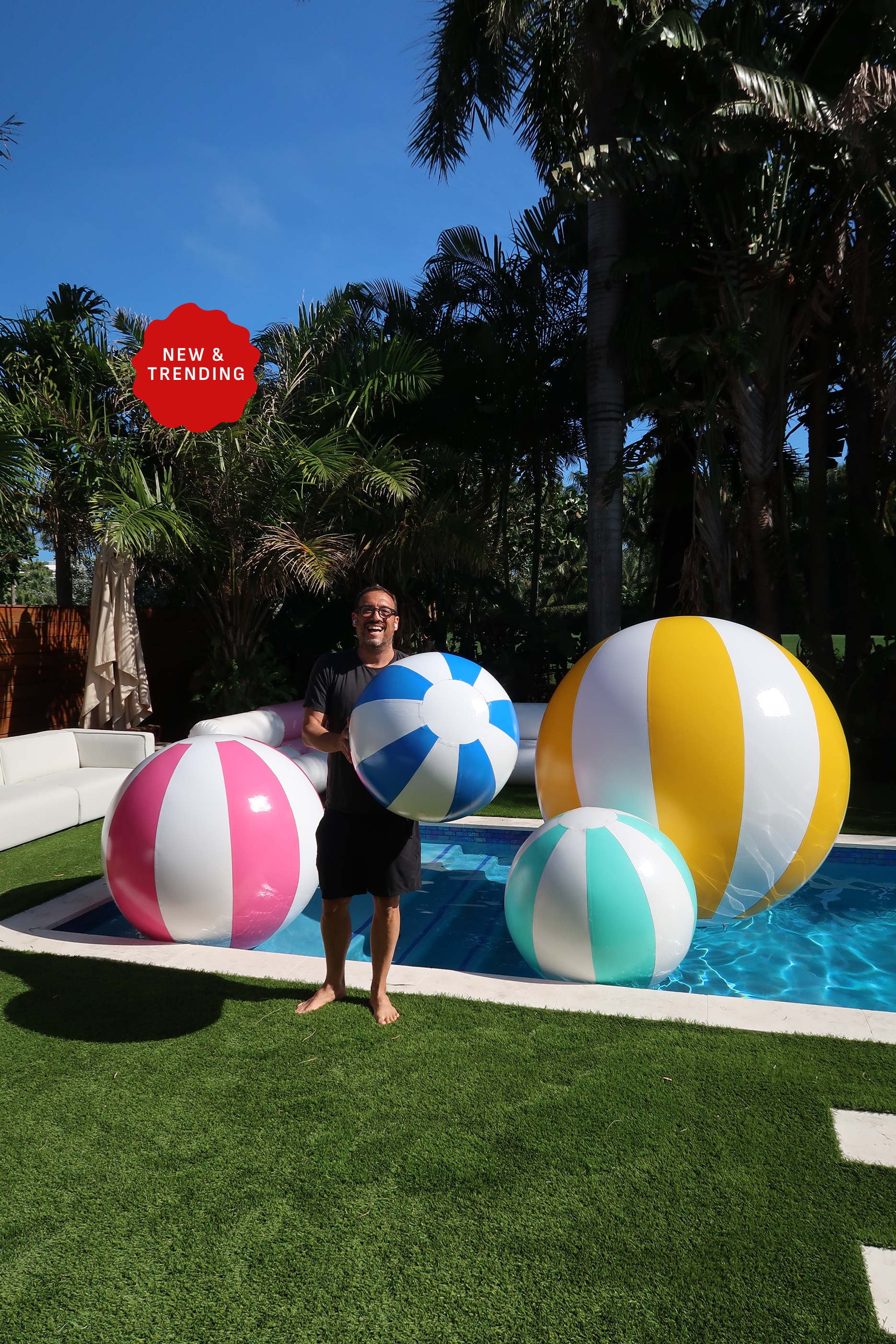Big Beach Balls - choose color & size
