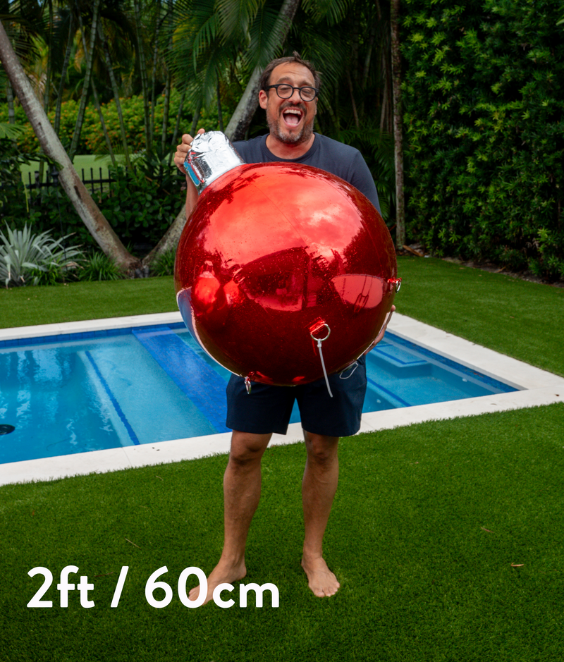 Big Shiny Ornament - Choose Color & Size