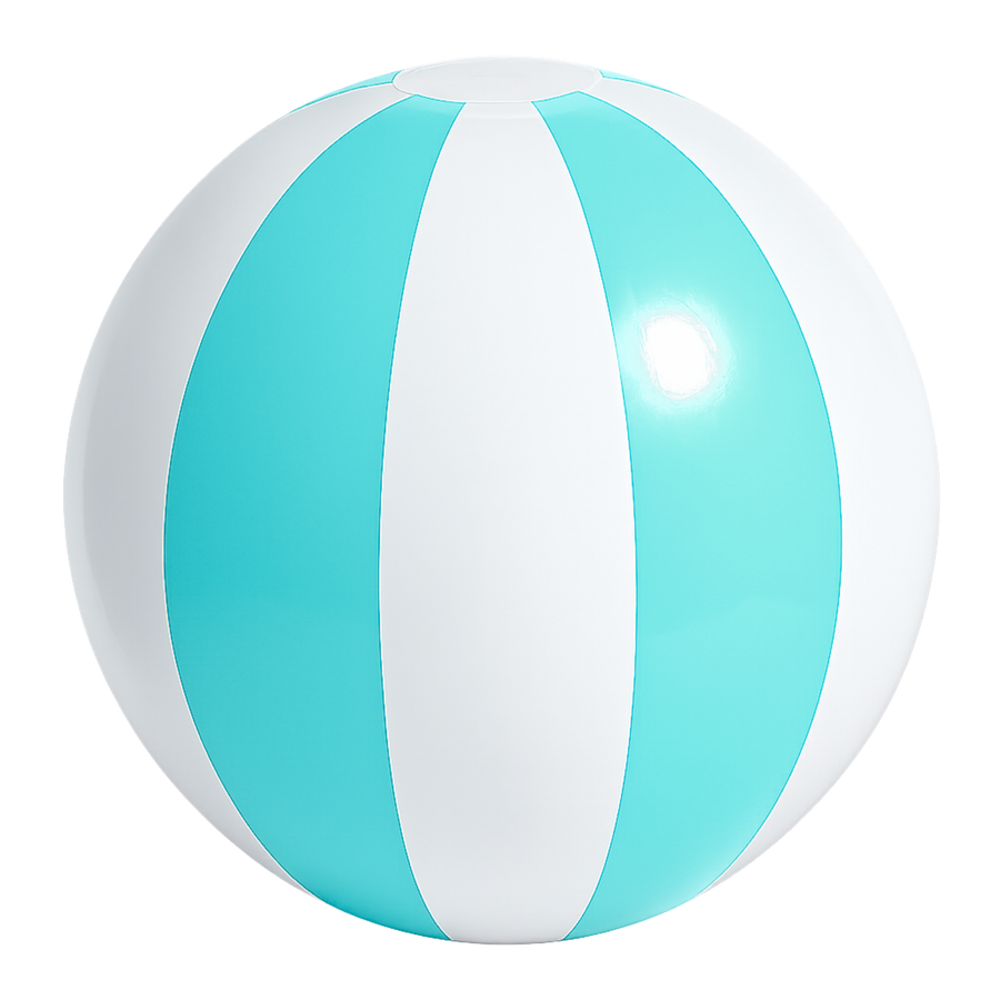 Big Beach Balls - Choose Color & Size — Teal 17