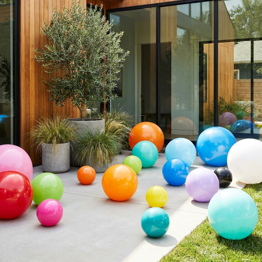 Big Glossy Balls — White