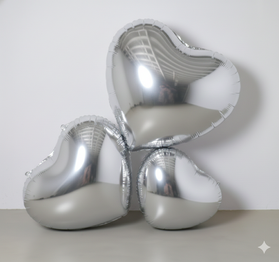 Big Inflatable Valentine's Day Bundle — Silver