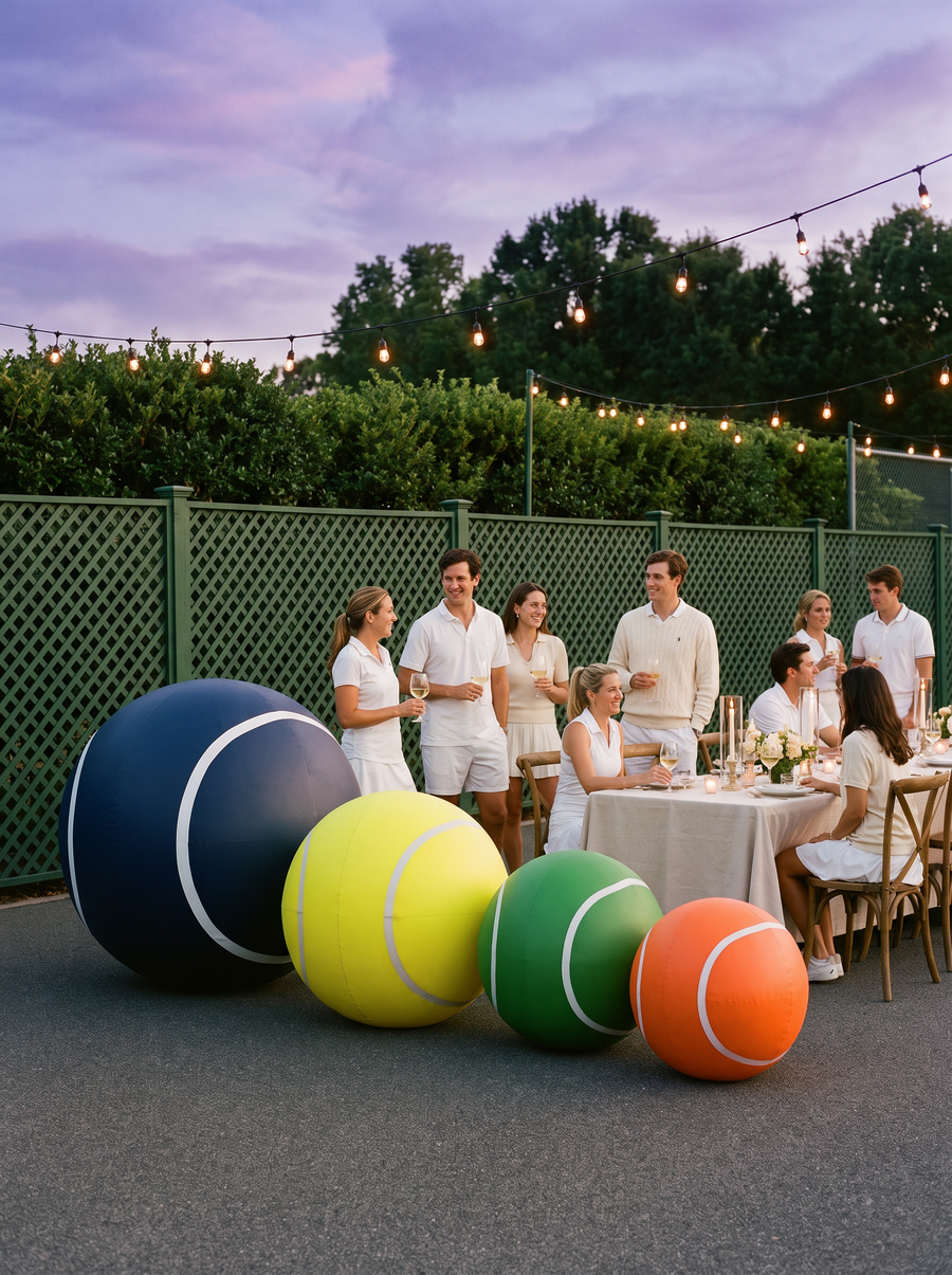 Big Tennis Balls I Multi-Color — Yellow