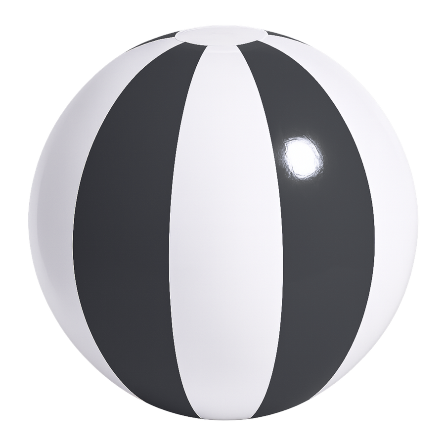 Big Beach Balls - Choose Color & Size — Black 16