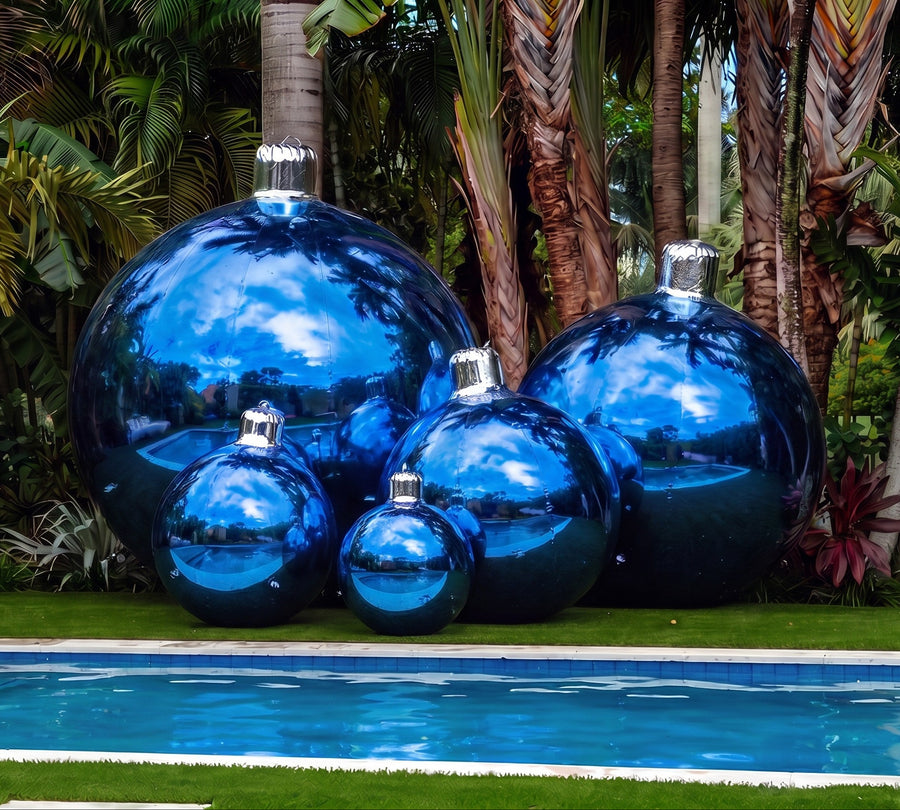 Big Shiny Ornament — Blue