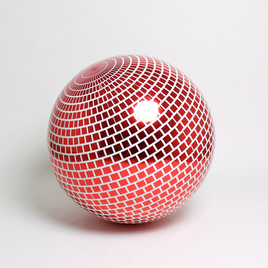 Big Inflatable Disco Balls — Red