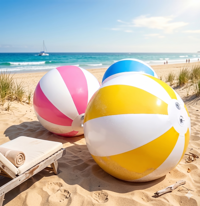 Big Matte Beach Balls - Choose Color & Size
