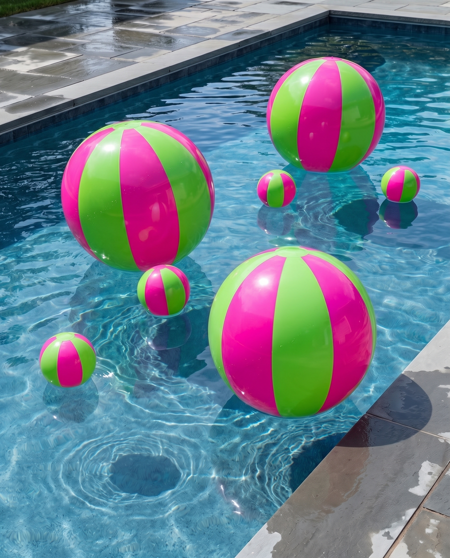 Big Glossy Beach Balls — Watermelon