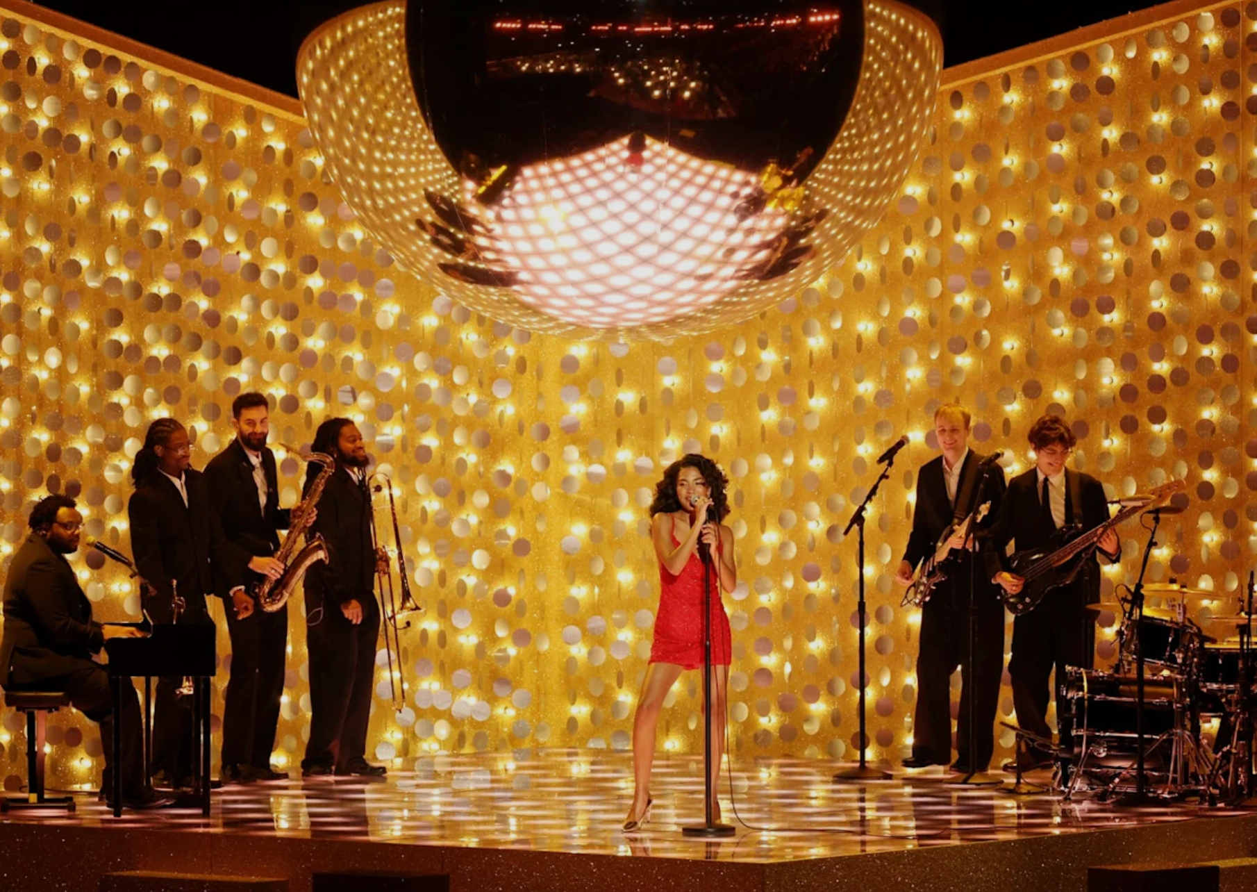 Olivia Dean Shines Onstage with a Custom Shiny Ball at the 68th Grammy Awards (And Takes Home Best New Artist!)