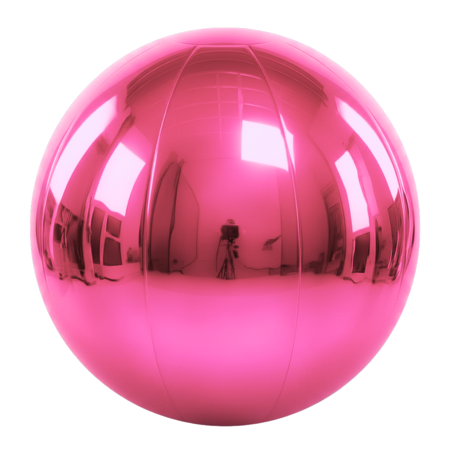 Big Shiny Ball — Pink - 50