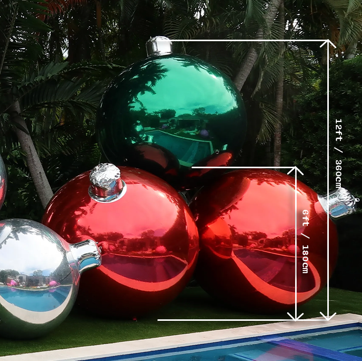 Pyramid Inflatable Ball Big Shiny Inflatable Balls