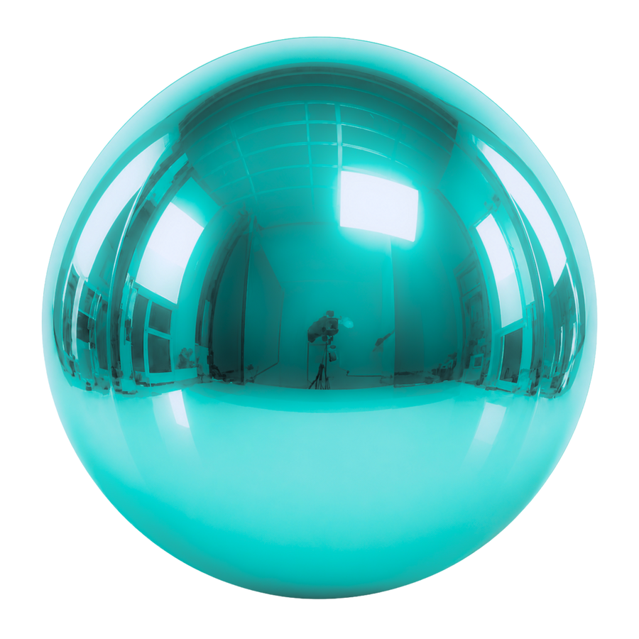 Big Shiny Ball — Teal - 46