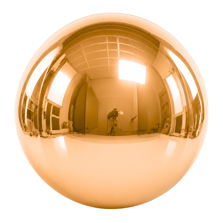 Big Shiny Ball® Pastels — Pastel Orange (Amber) 48