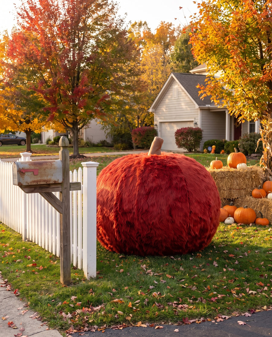 Big Furry Pumpkins — Red