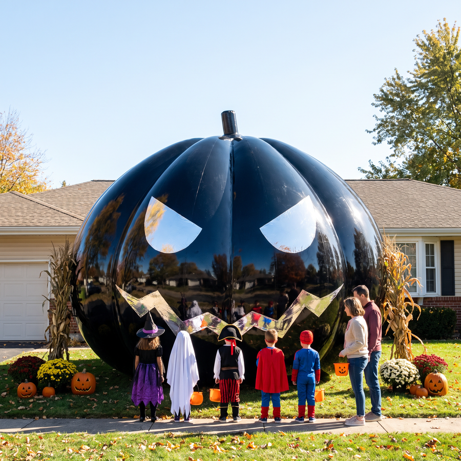 Big Shiny Pumpkins — Black / Silver