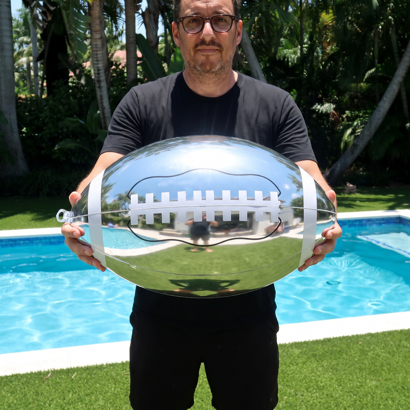 Big Shiny Sports Balls — Silver