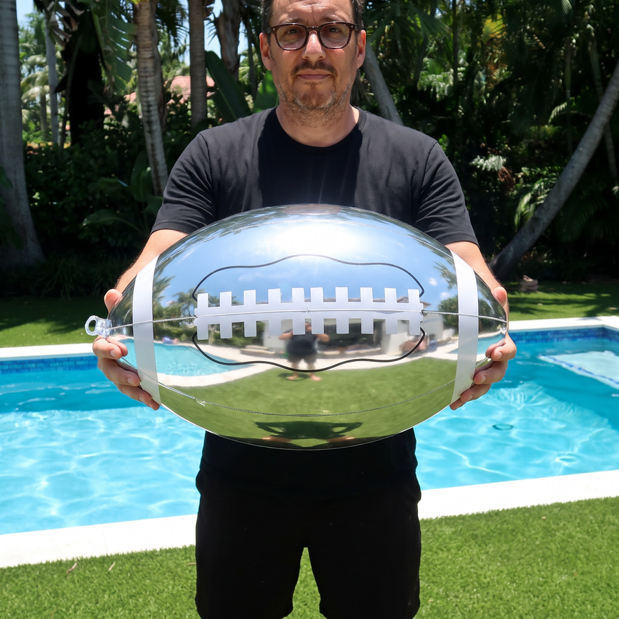 Big Shiny Sports Balls — Silver