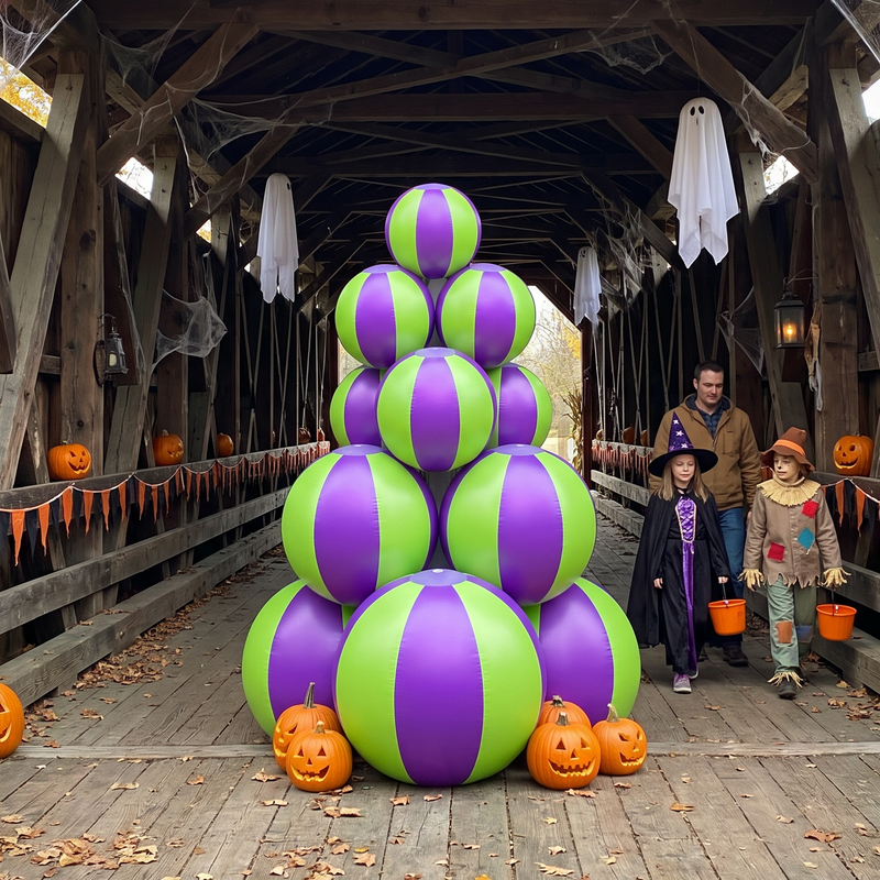 Matte Spookmas Tree — Purple and Green