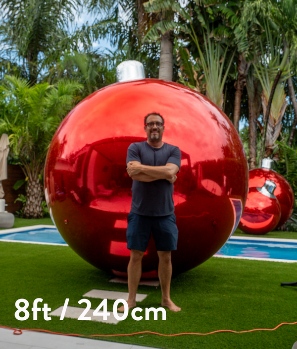 Big Shiny Ornament - Choose Color & Size