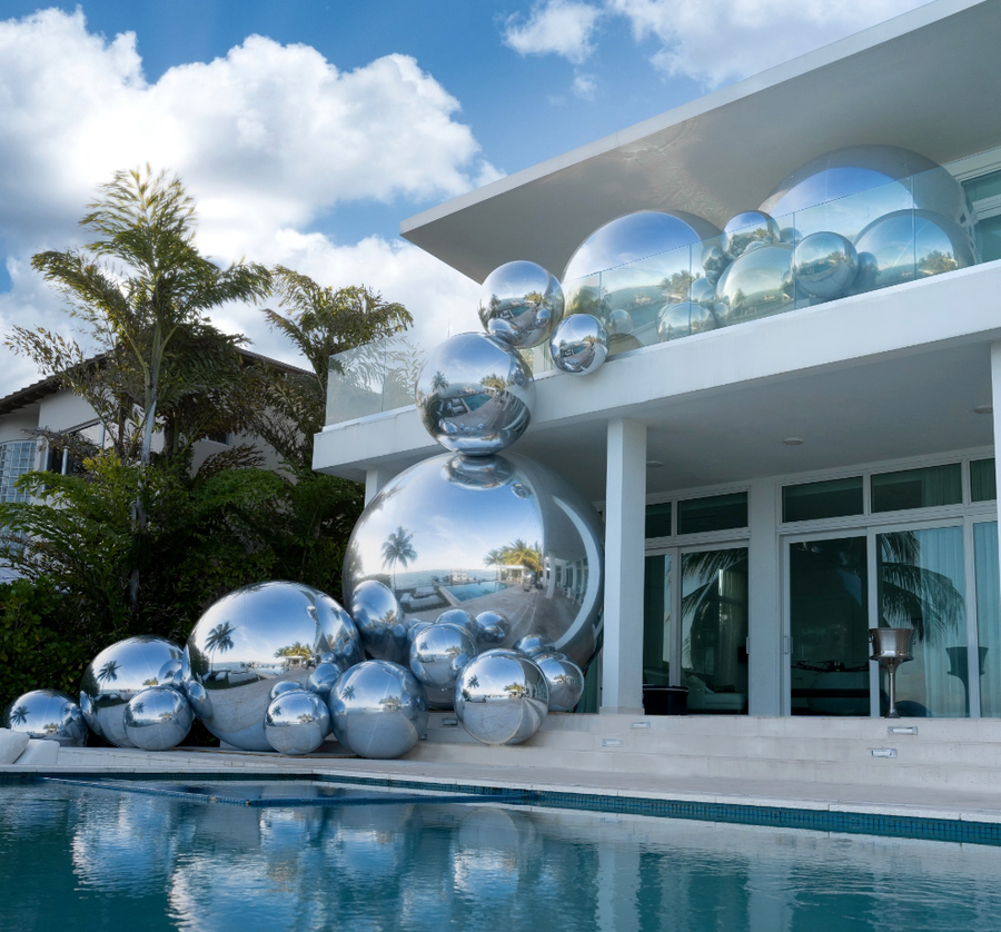 Big Shiny Ball — Silver - 25
