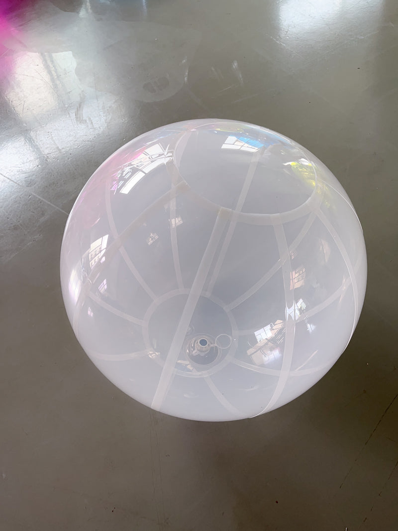 Big Clear Balls — White 23