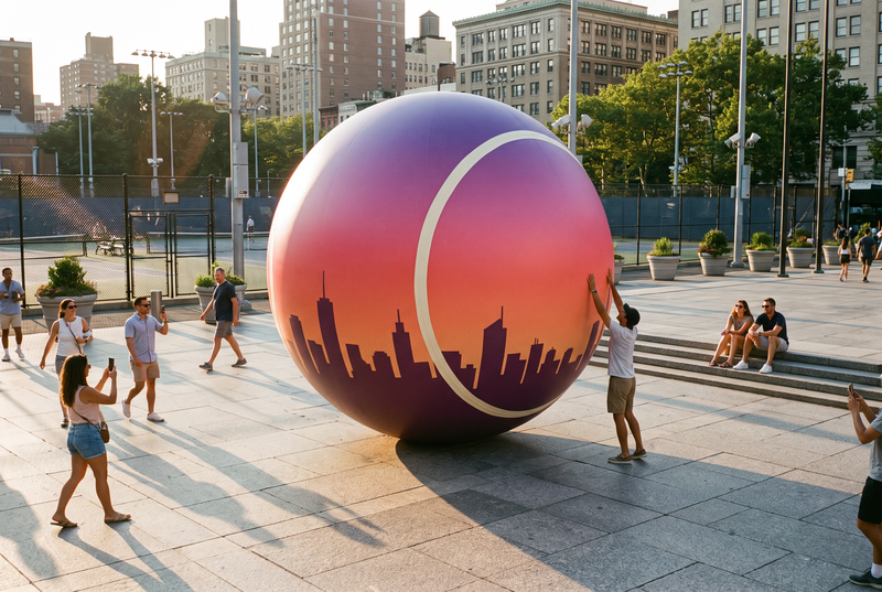 NYC Skyline Tennis Ball | Limited-Edition