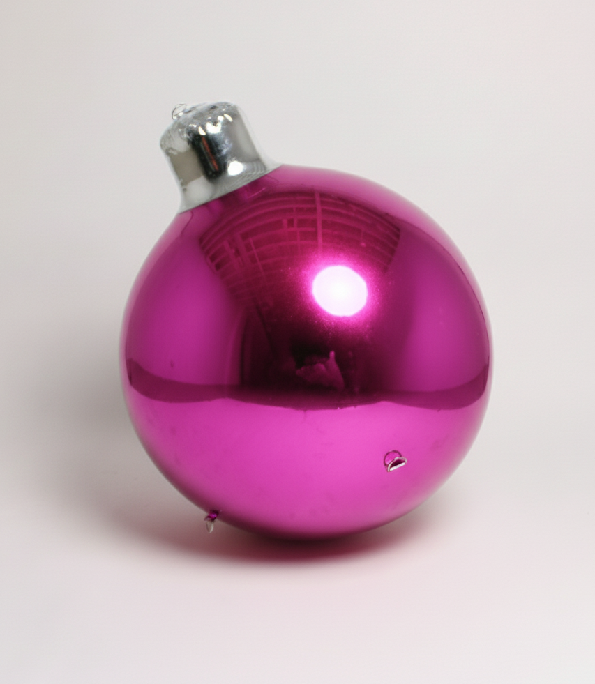 Big Shiny Ornament - Choose Color & Size — Pink