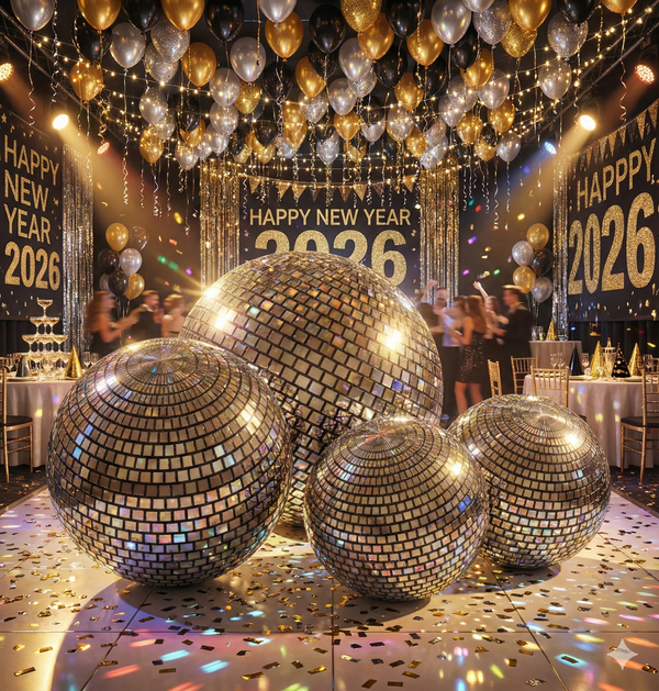 New Year's Eve Inflatable Disco Bundle - Multiple Colors Available