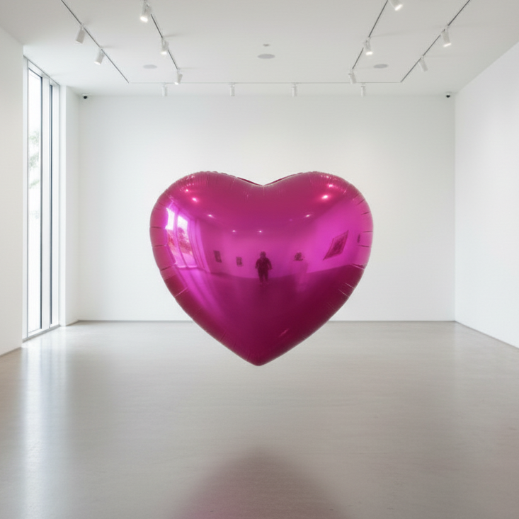 Big Shiny Heart - Multiple Colors & Sizes