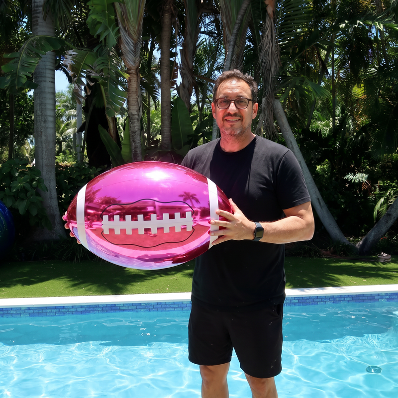 Big Shiny Sports Balls — Pink