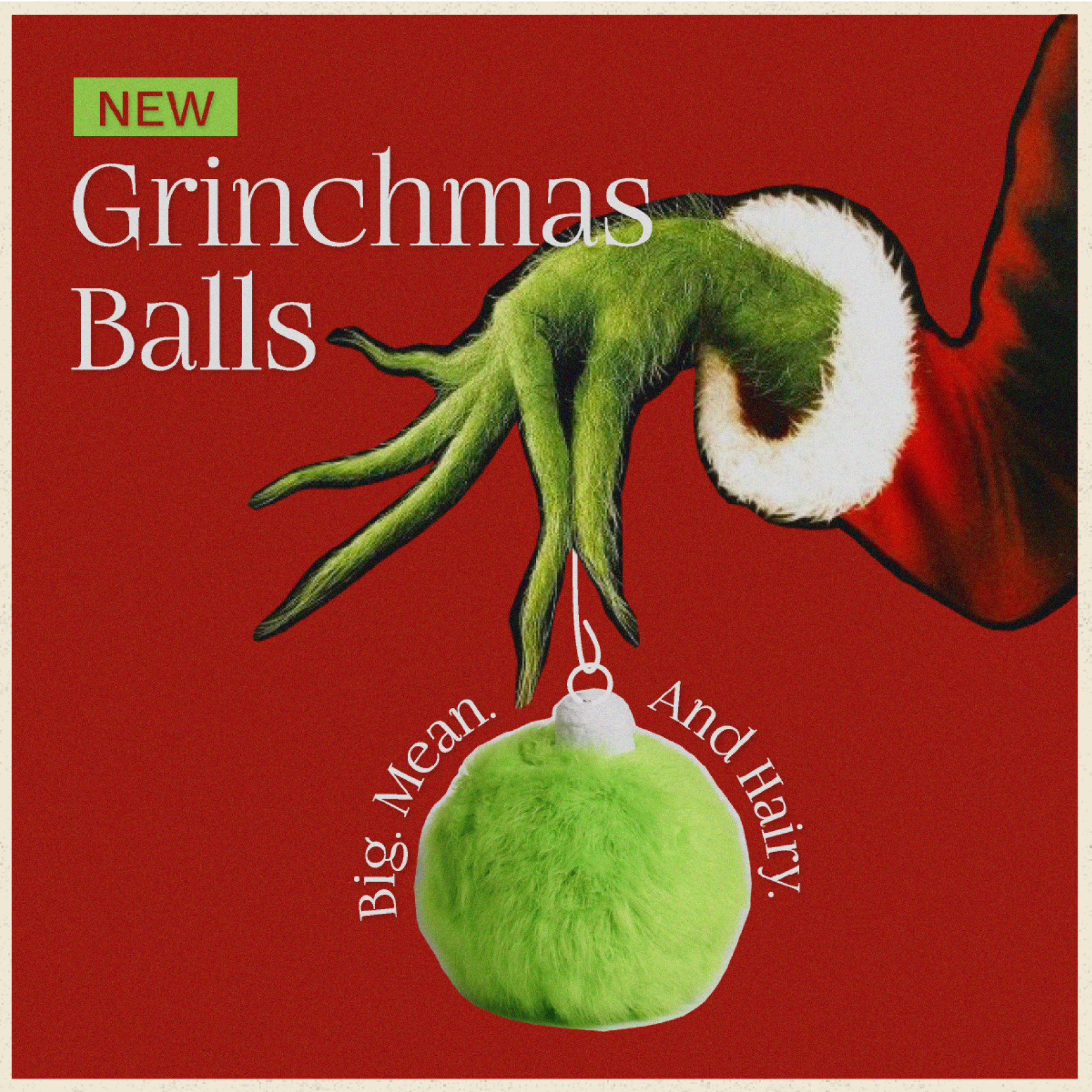 New! Grinchmas Ornament