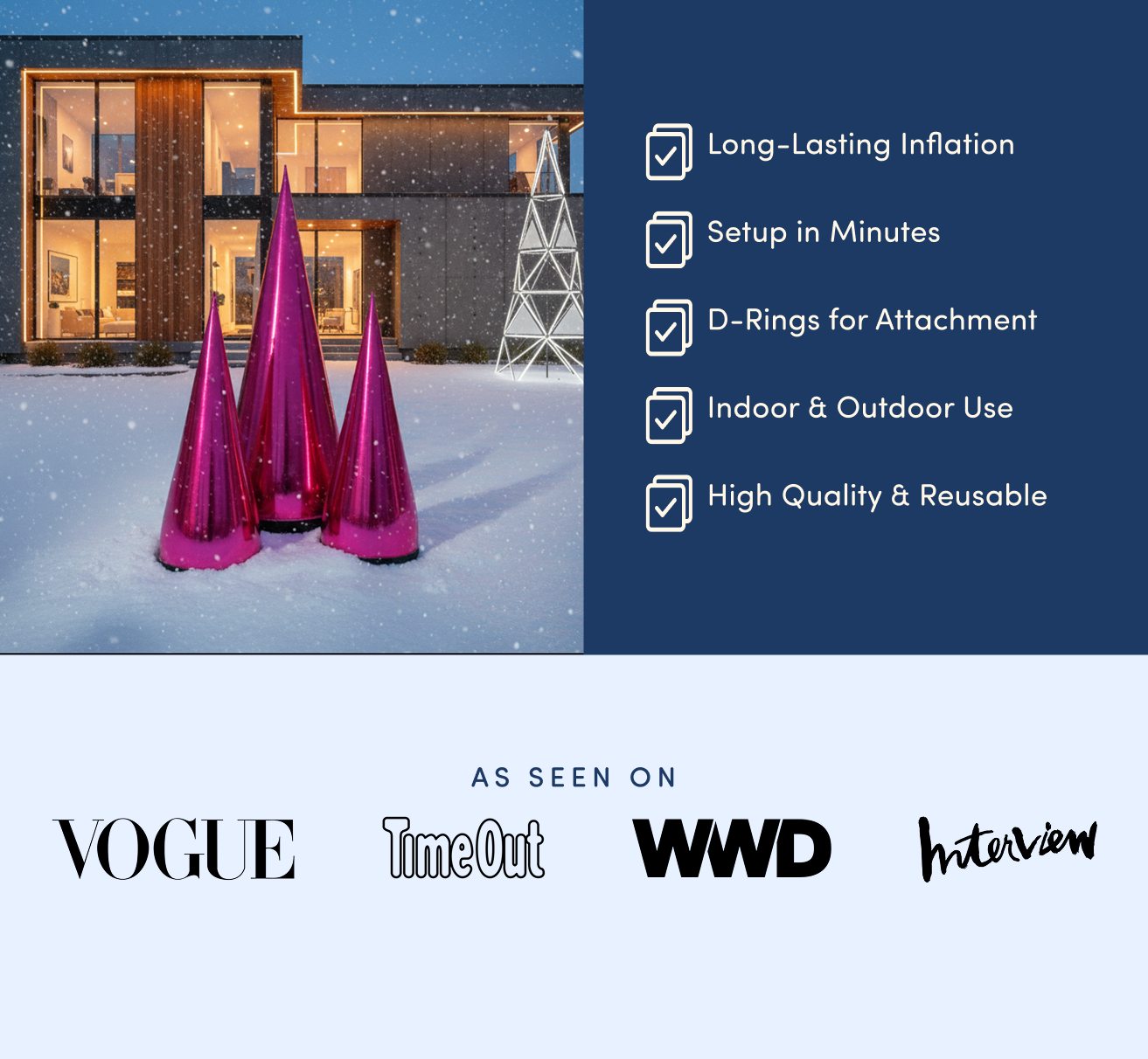 Pink Big Pointy Tree - 6ft