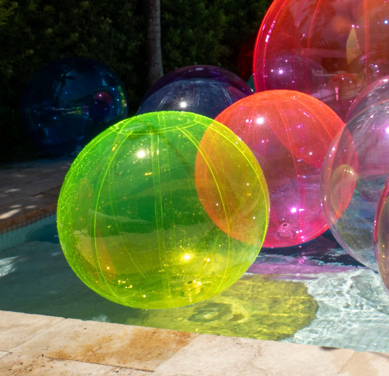 Big Clear Balls — Electric Yellow 3
