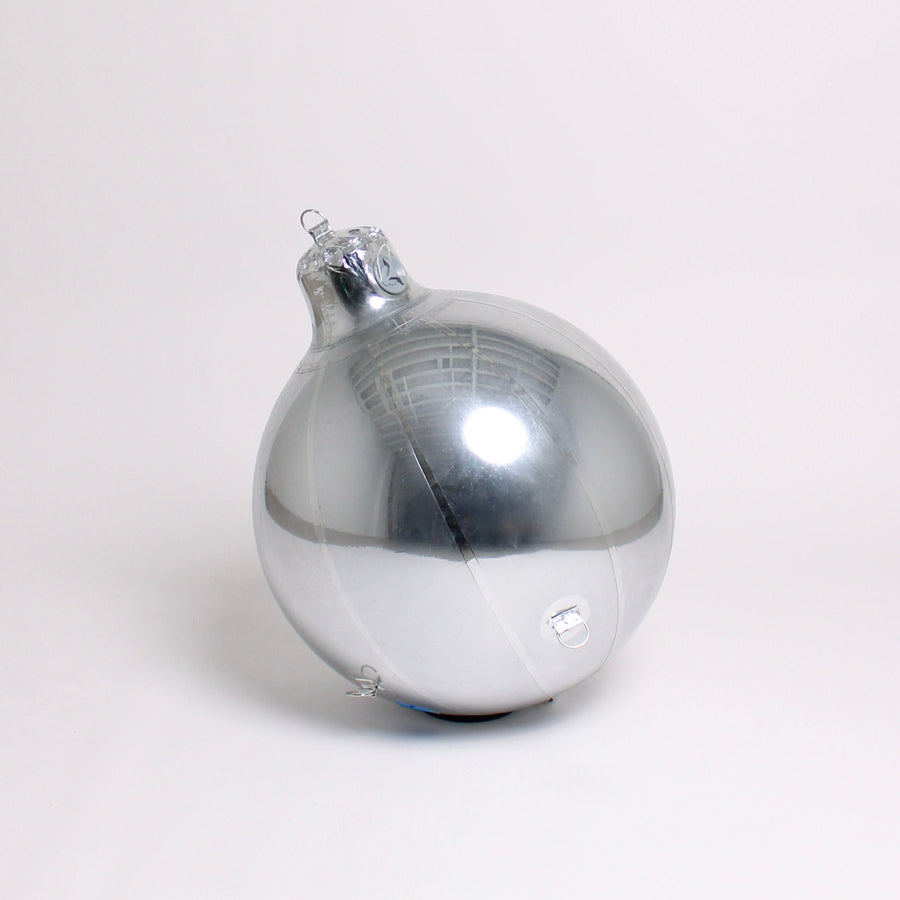 Big Shiny Ornament - Choose Color & Size — Silver