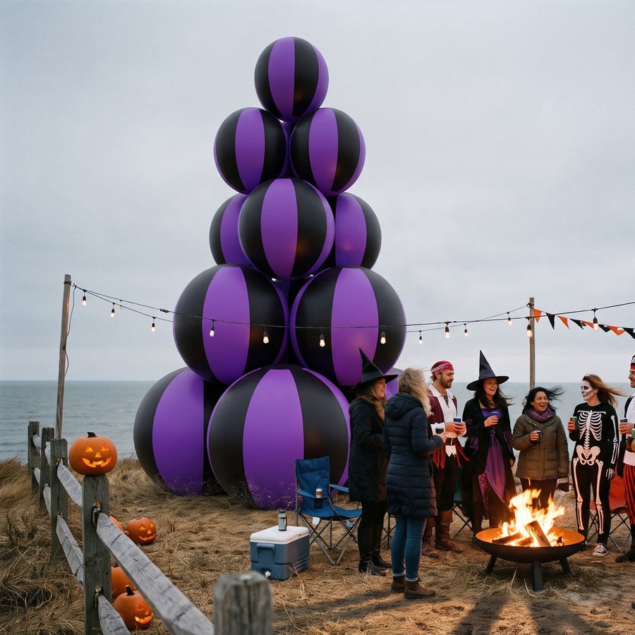 Matte Spookmas Tree — Purple and Black