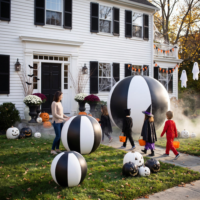 Spooky Matte Ball — Black / White