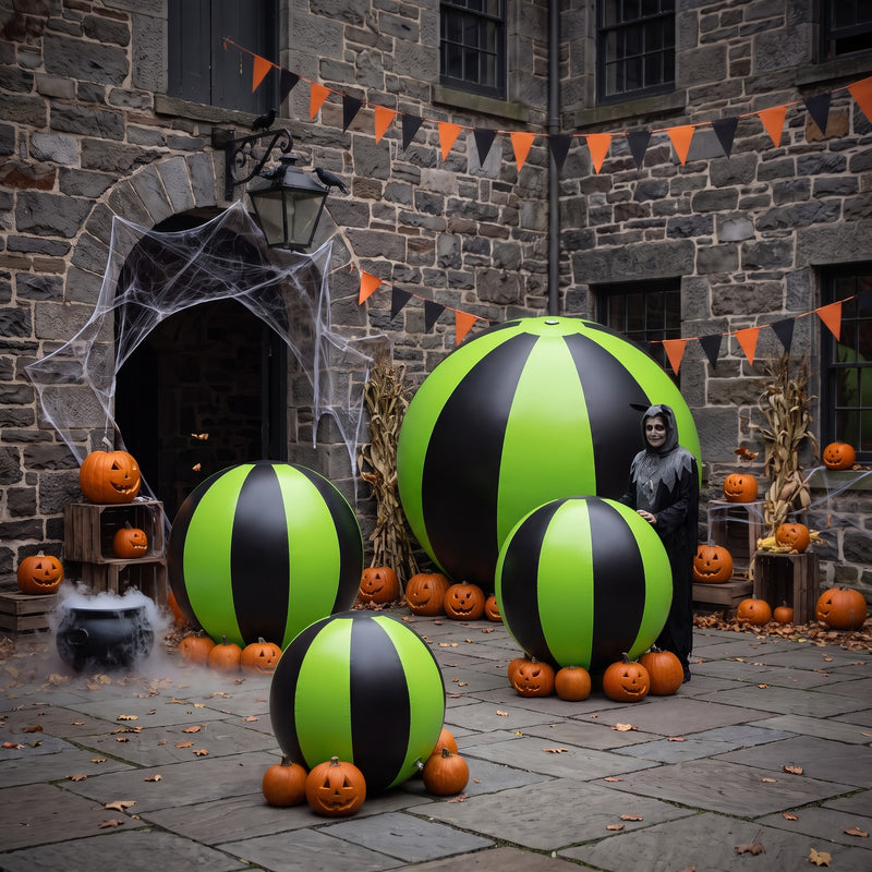 Spooky Matte Ball — Green/ Black