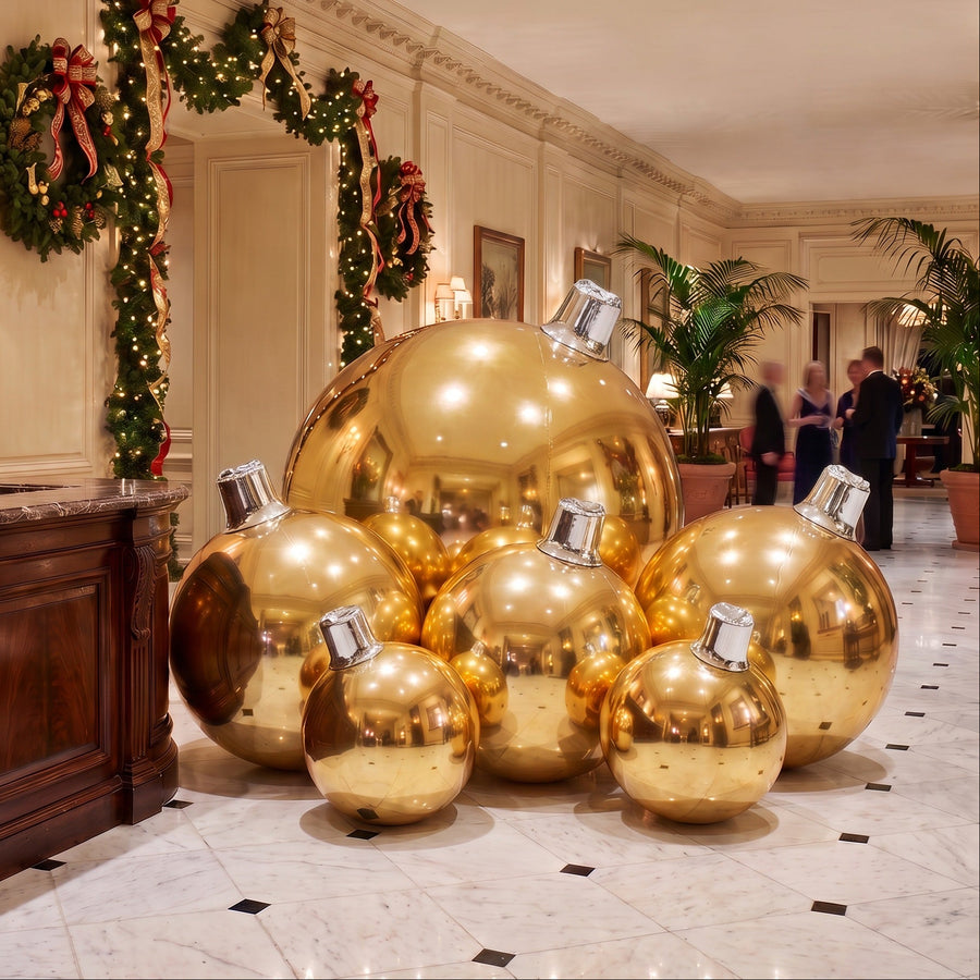 Big Shiny Ornament — Gold