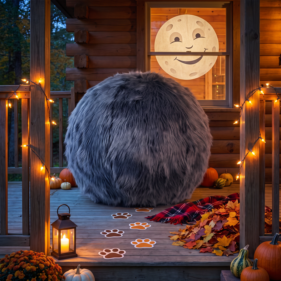 Big Scary Hairy Balls — Deep Gray "Werewolf"
