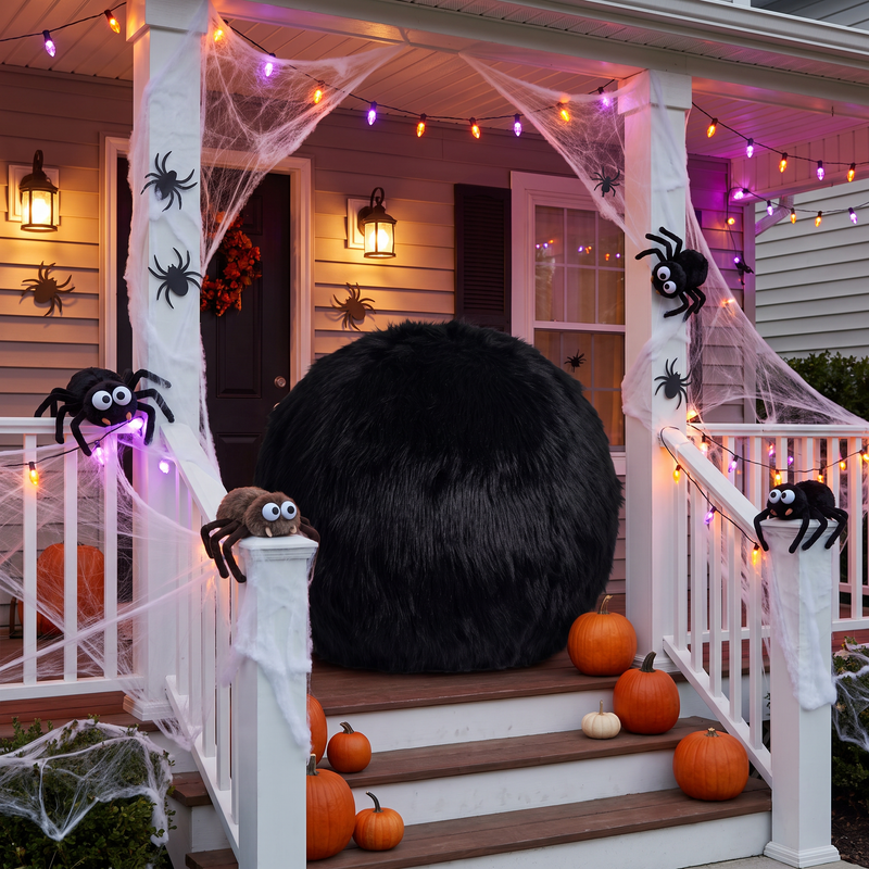 Big Scary Hairy Balls — Jet Black "Spider"