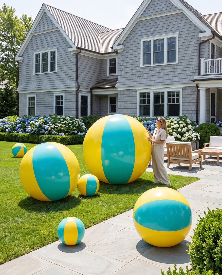 Big Glossy Beach Balls — Citrus Splash