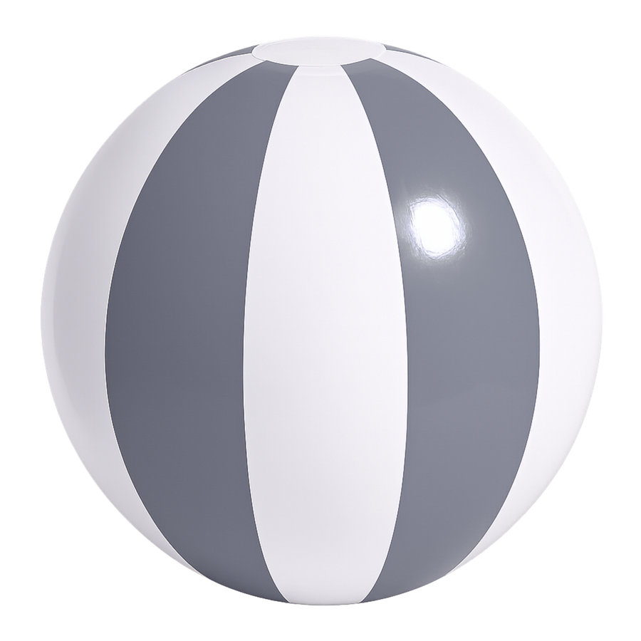 Big Beach Balls - Choose Color & Size — Gray 13