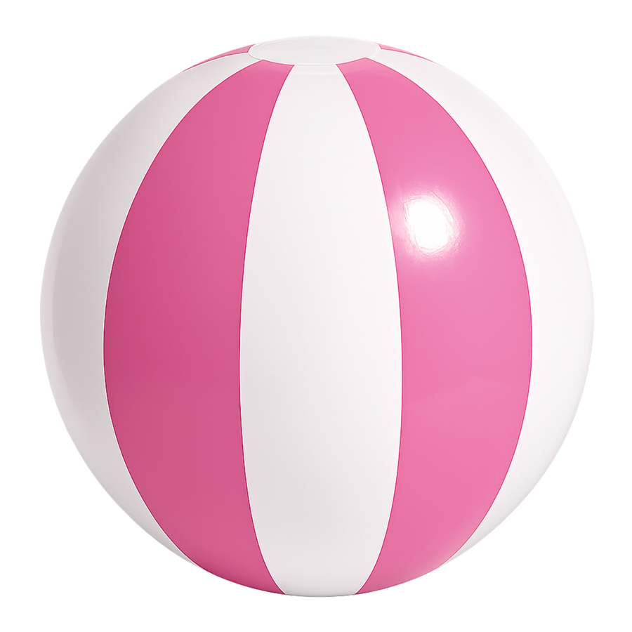 Big Beach Balls - Choose Color & Size — Pink 6