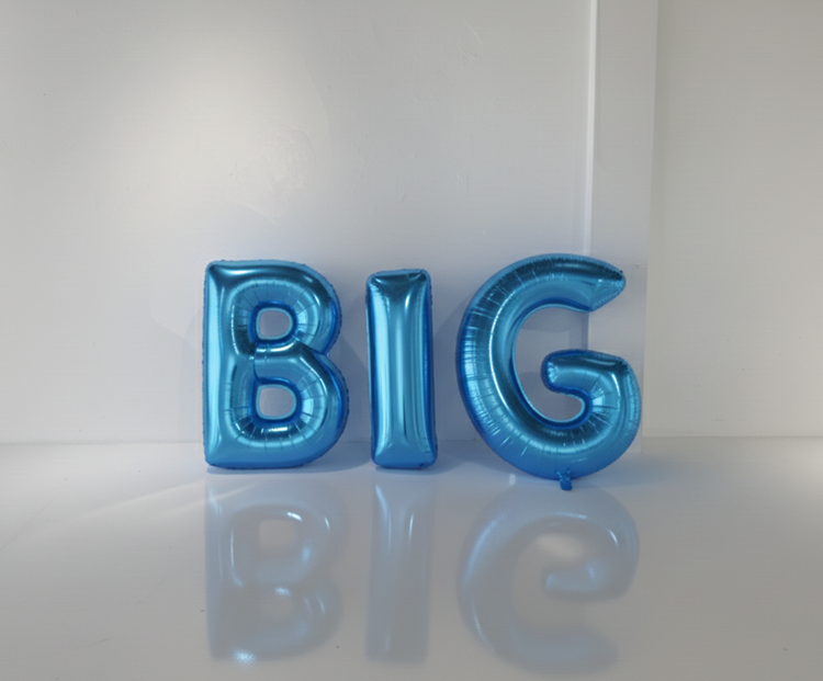 Big Shiny Letters
