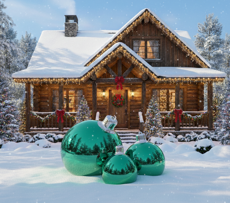 Medium Ornament Assortment — Available in Multiple Colors — Sage