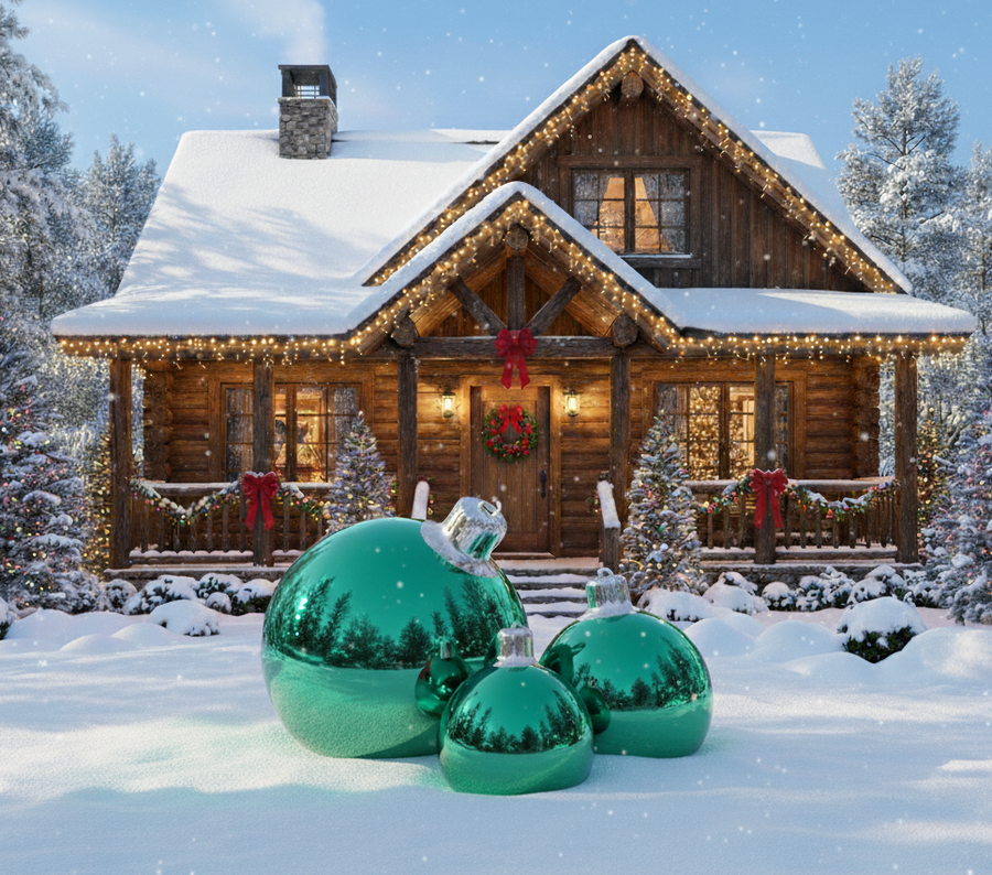 Medium Ornament Assortment — Available in Multiple Colors — Sage